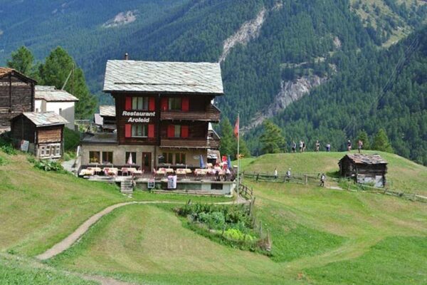 Mountain views in Switzerland.