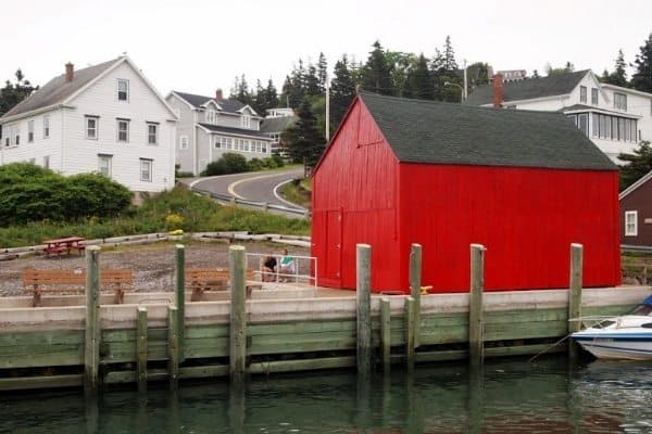 Halls Harbor is a picture perfect town with lobster shacks and huge 30 foot tides.