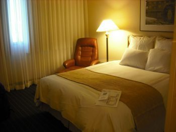 A hotel room with great amenities in Norman Oklahoma. photos by MJ McKenzie.