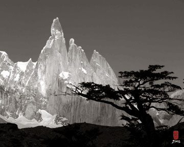 An Andean peak hiking in the Andes