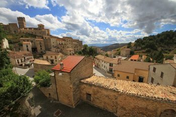 Castel del Monte, Abruzzo, Italy. far away from America.