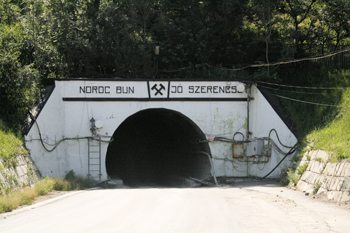 Entrance to the salt mine.