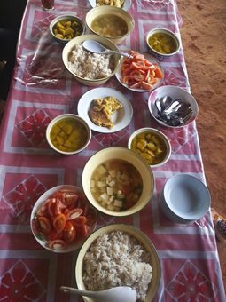 Staying with the Hmong in Thailand 5 It's all vegetarian here.