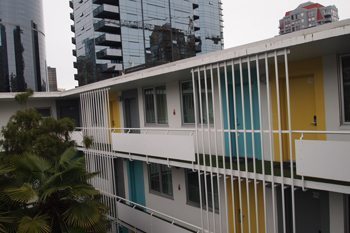 The Burrard, a hip and modern hotel in the center of Vancouver.