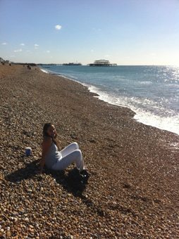 England's Most Famous Pebbles in Brighton 10 Hove beach, a little less crowded than Brighton.