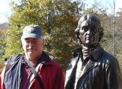 Steve Hartshorne at Monticello.