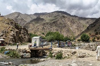 Afghanistan as a Tourist. Really. 2 Mountains and stream in Paghman, Afghanistan. photos by Jassimine Tabibi.