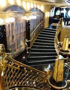 Cruising: Budgeting Everything to Spend Less 4 Msc Preziosa;s magnificent staircase.