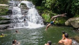 swimming on the pacuare river costa rica