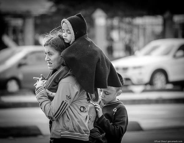 Street life. Bogota, Colombia.