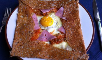 Madagascar: Mantadia National Park 7 A crepe in Tana's La Creperie.