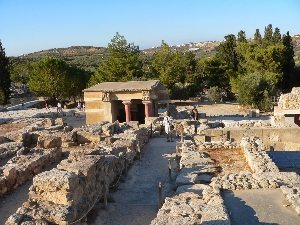 The ruins of Knossis, on Crete. Mim Neal photo.