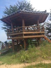 Prayer Pavilion at the top of Hill 303, beside Korean War Memorial in Waegwan
