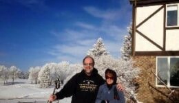 It's plenty cold in Bismarck, North Dakota in winter. But the skiing is great. photos by Luke Armstrong.