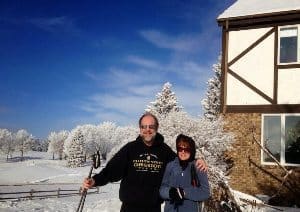 It's plenty cold in Bismarck, North Dakota in winter. But the skiing is great. photos by Luke Armstrong.