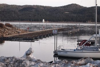 Big Bear Lake and the solar observatory