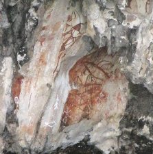 Some of the rock art of Misool. 