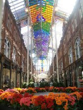 Victoria Quarter, Leeds beautiful indoor shopping plaza.