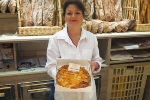 Pastis Pommes is a classic southwest France dish that's a Toulouse specialty. Here, the delicacy is shown