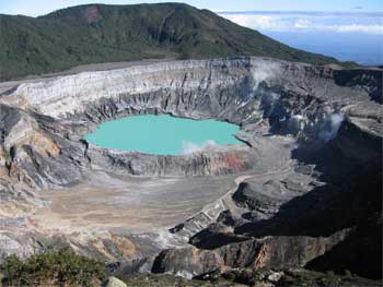 Poas Volcano Costa Rica.
