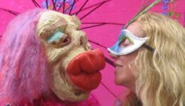 Making friends at Carnaval in Rio