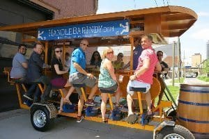 HandleBar.Indy is a rolling party complete with music.