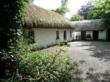 A rural house built in the traditional manner.