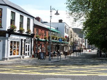 Street scene in Limerick Ireland.