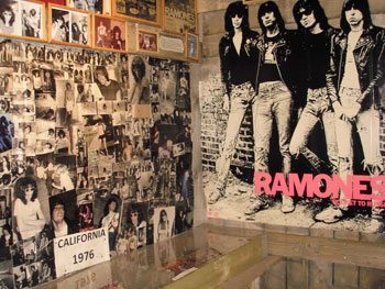 Museum has artifacts collected by Florian Hayler a local Ramones fanatic