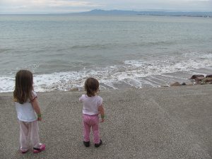 Toddlers at the Puerto Vallarta Beach. Bonnie Way photos.