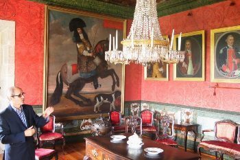 Casa da Insua's ornate dining room. Max Hartshorne photo.