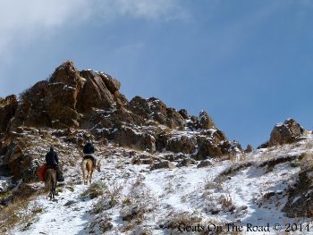 going up the pass