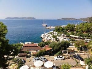 View of the island of Meis from Kas.