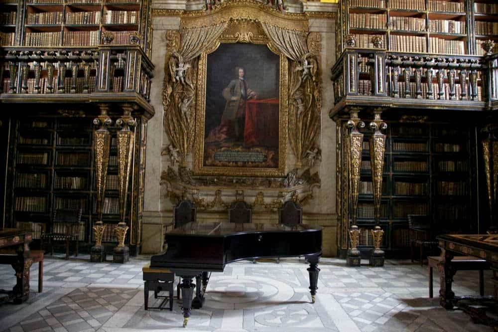 The Joanine library in Coimbra, one of the most striking libraries in the world. Paul Shoul photo.