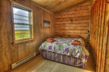 Bedroom at the lodge.