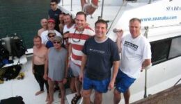 A gay diving adventure in Saba, hosted by Undersea Expeditions, a gay friendly dive outfit on the island.