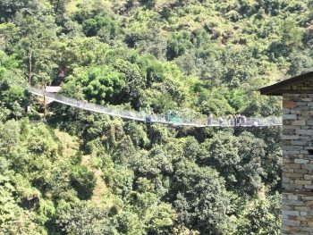 Nepal: Horse Trekking and Bungee Jumps 5 The bungee bridge.