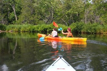 Kayaking the Clyde River.