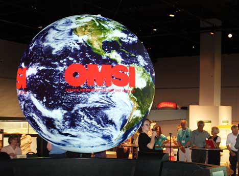 Discover Science at OMSI museum in Portland, Oregon.