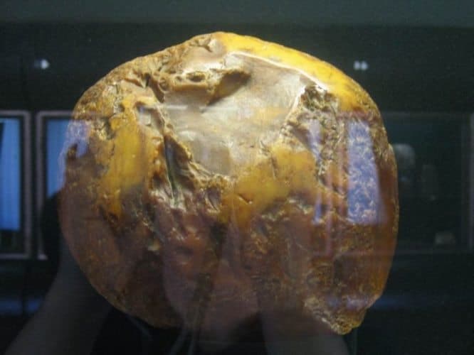 The amber "Sun Stone" 