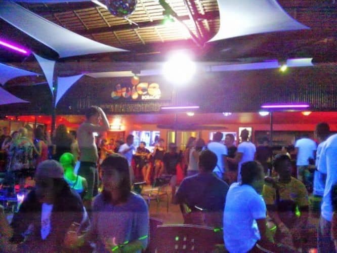 Philippines: Girl's Weekend on Boracay 10 Dance floor at the Juice bar.