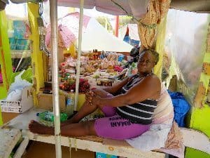 Market day market lady.