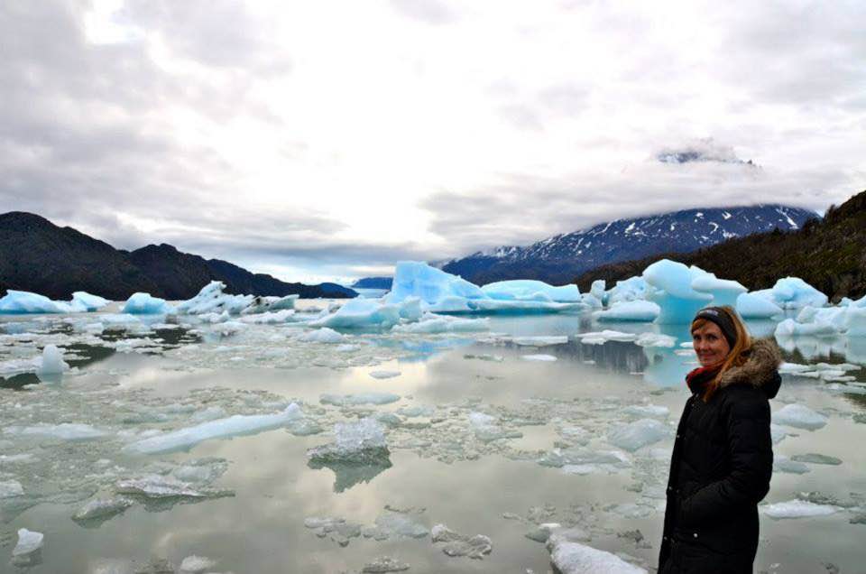 A glacier in Patagonia, Chile while driving to Argentina. Keith Hajovsky photo.