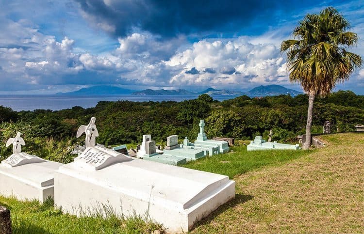 Nevis: The Caribbean's Forgotten Island 2 View from the oldest church on the island.