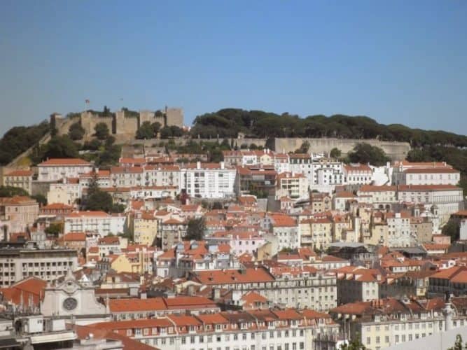 Castle of St Jorge in Lisbon. Neil Middleton photos.