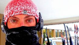 Minus thirty eight degrees xc skiing