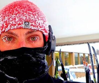 Minus thirty eight degrees xc skiing
