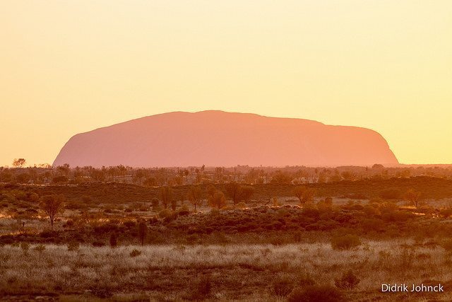 The rock at dawn.