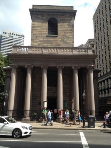 Taking A Walk Through Historic Boston 7 Kings Chapel on Tremont Street.