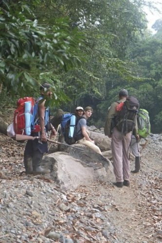 Jungle recon in preparation for bringing guests into the Panama jungle.